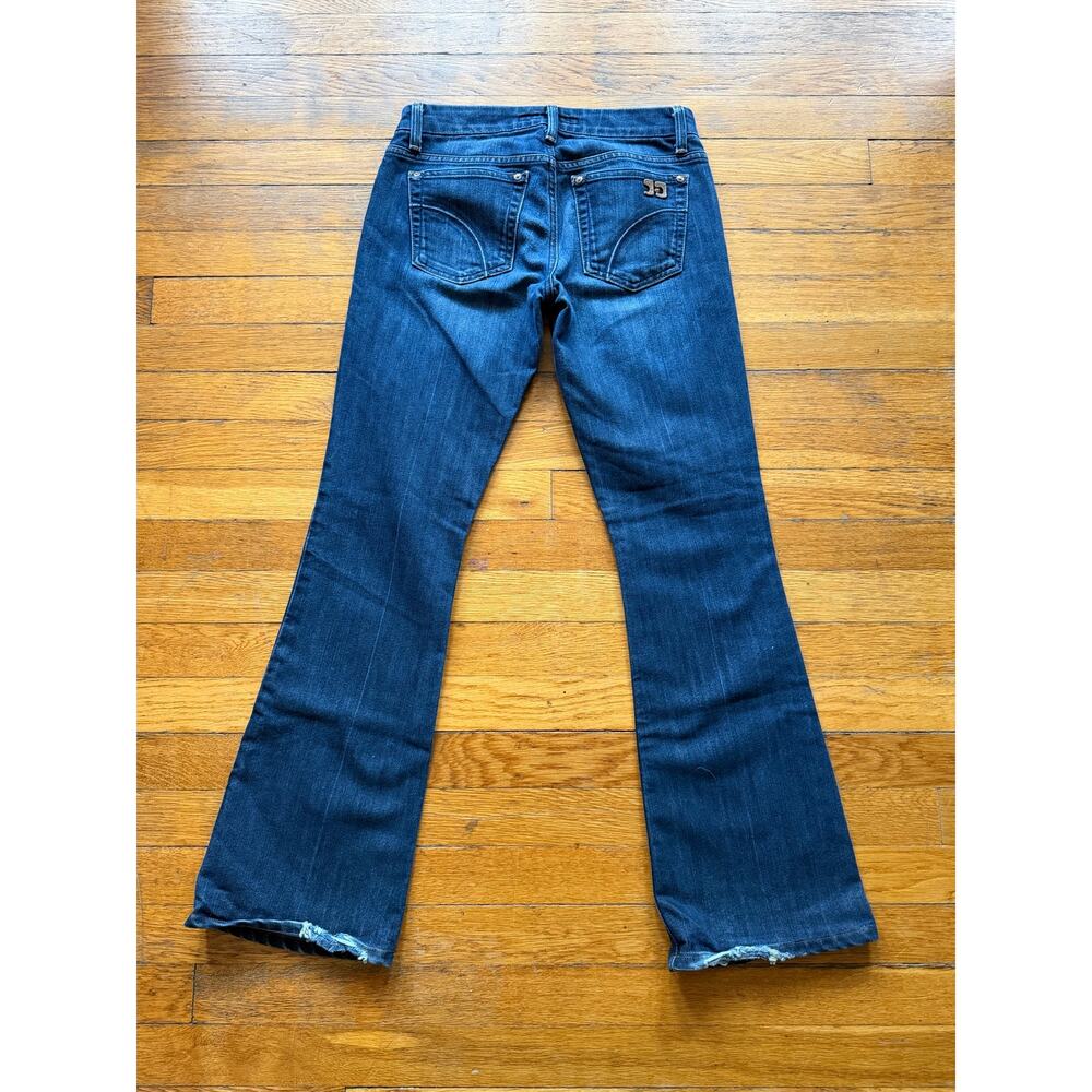JOE’S 'Rocker' Distressed Flared Low-Rise Jeans Women sz 26 - Picture 7 of 12